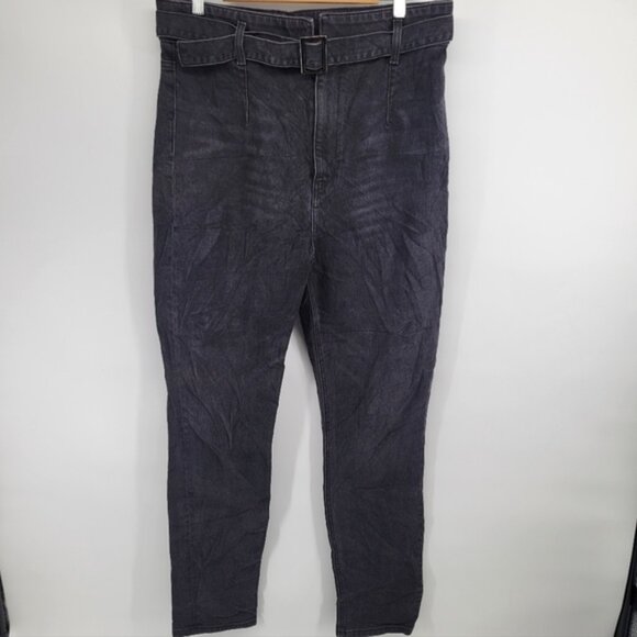 Reformation Kayo High  Skinny Jeans Color eerie Black Size 31 - Picture 4 of 11